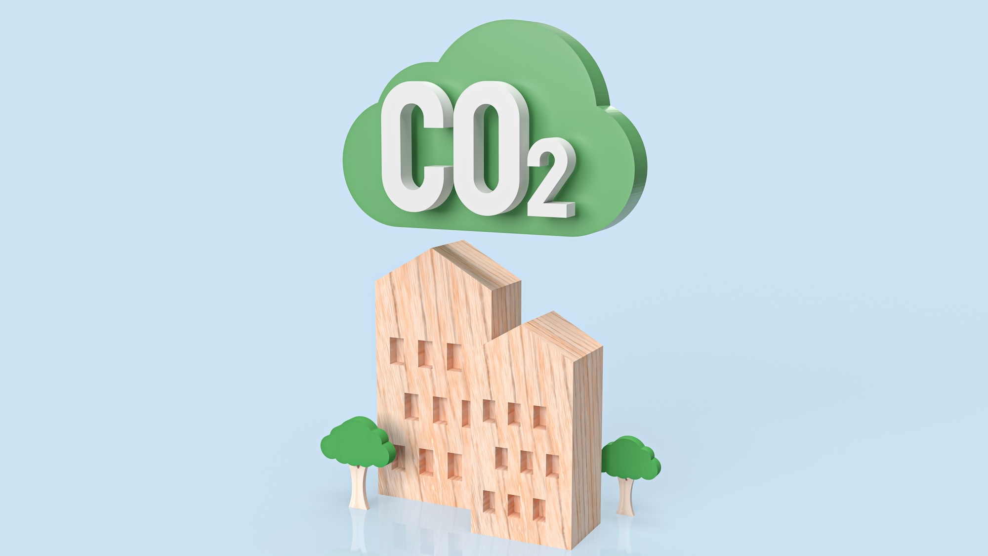 家庭からのCO2排出をイメージ